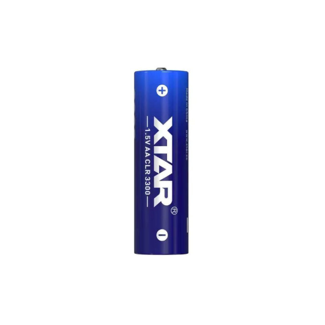 4 Batteries Li-Ion AA CLR 3300 1.5V 2000 mAh XTAR